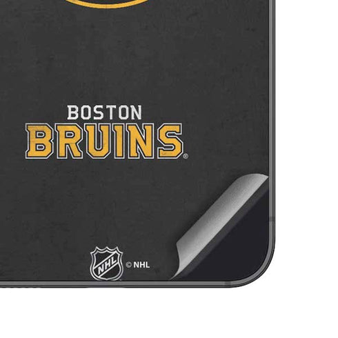 NHL Boston Bruins Distressed Galaxy A14 5G Skin